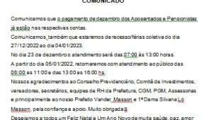 COMUNICADO